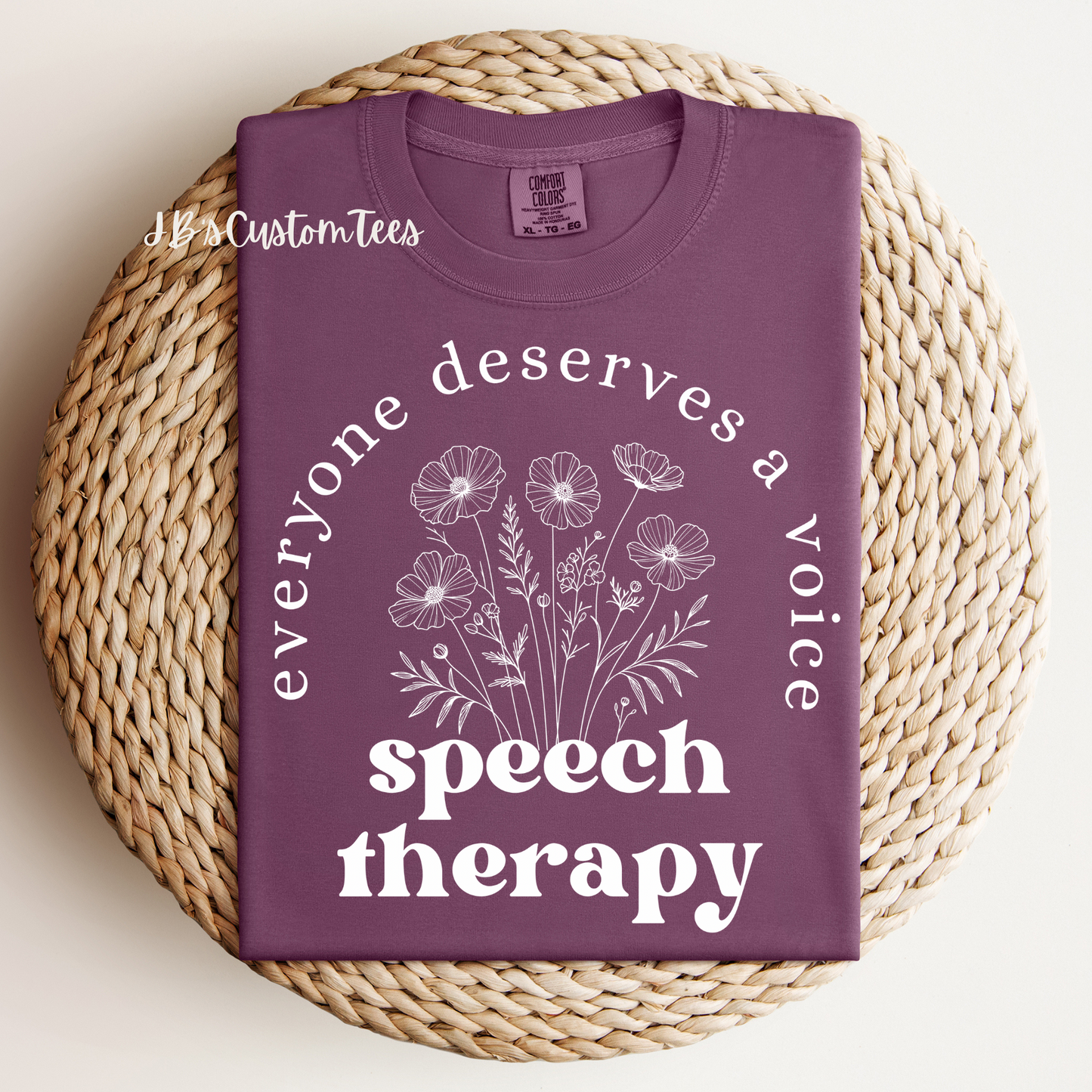 Everyone Deserves A Voice Comfort Colors Tee