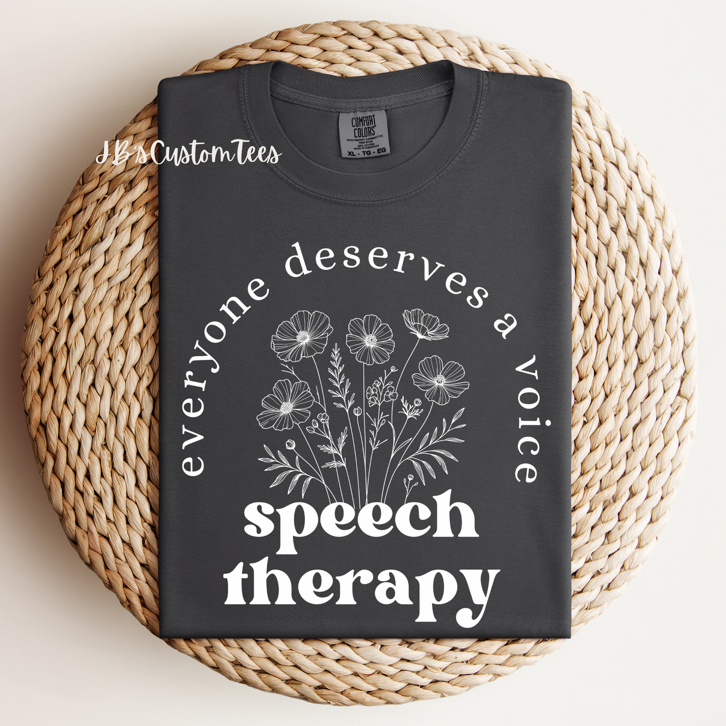 Everyone Deserves A Voice Comfort Colors Tee