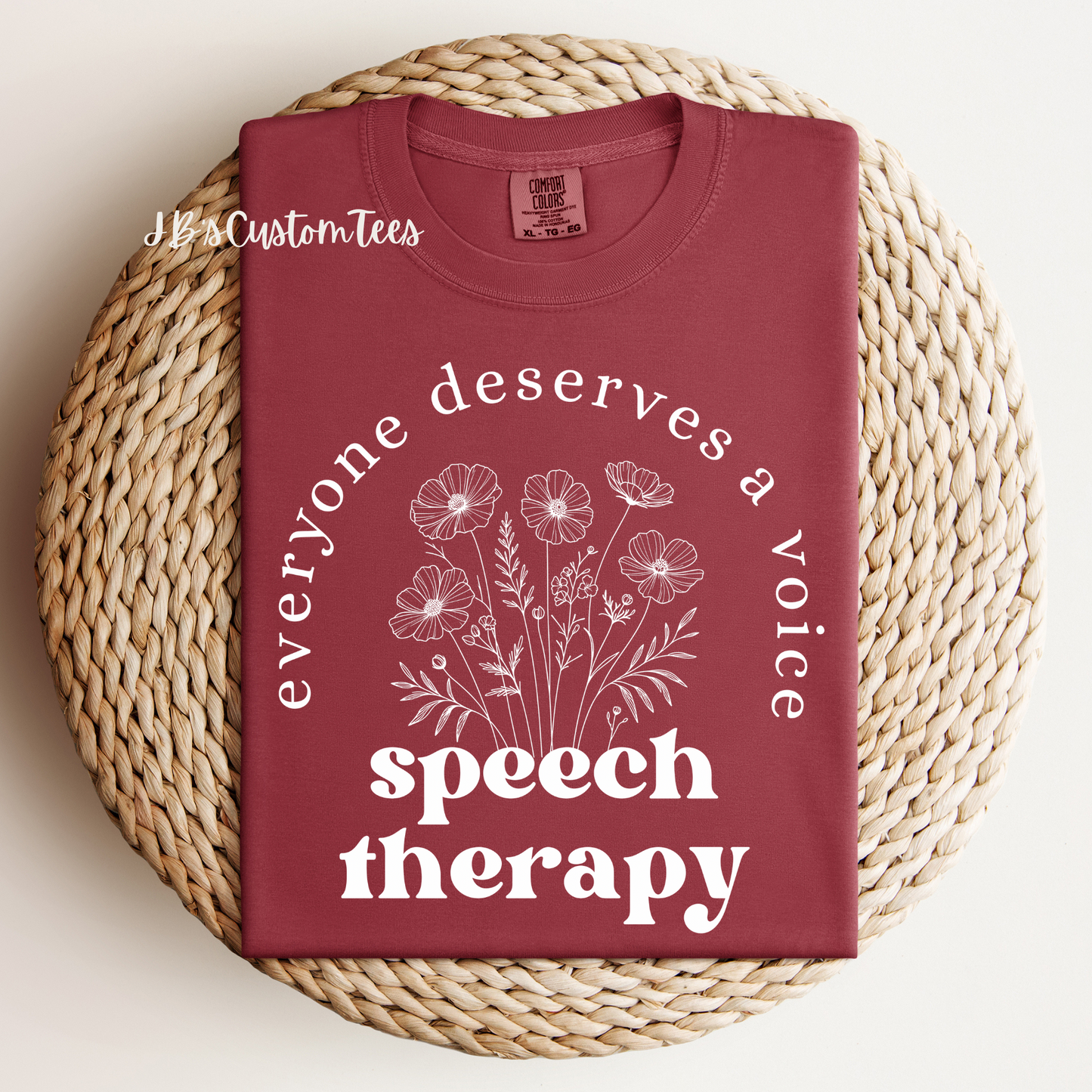 Everyone Deserves A Voice Comfort Colors Tee