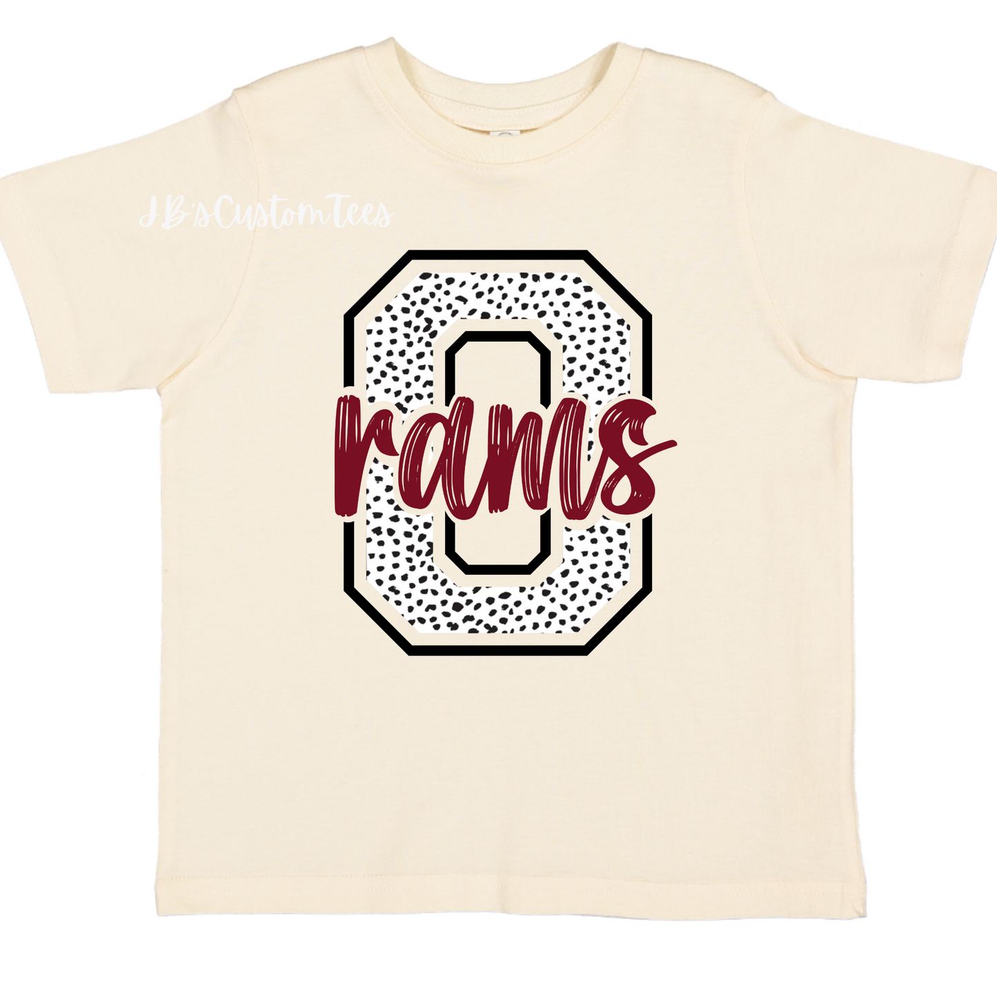 Owasso Rams Natural Toddler Tee - Rabbit Skins