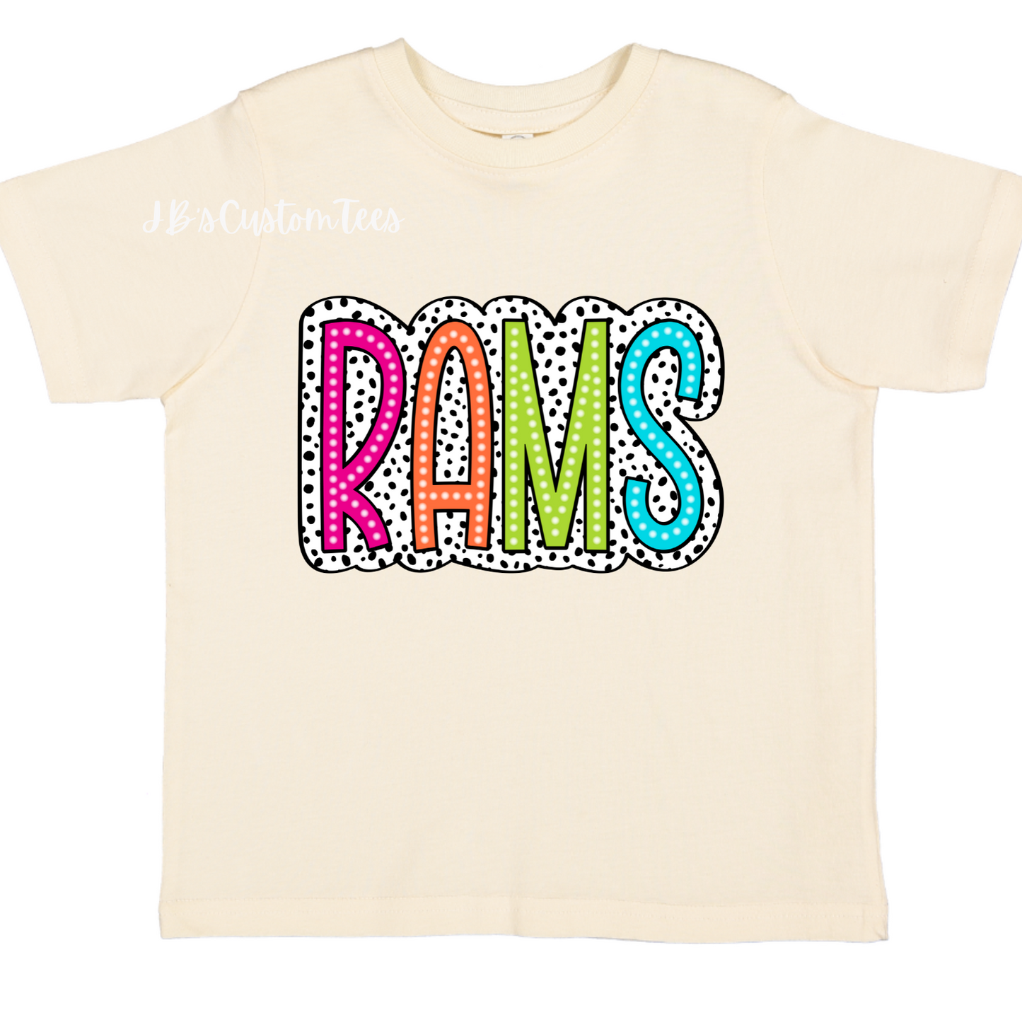 Owasso Rams Natural Toddler Tee - Rabbit Skins