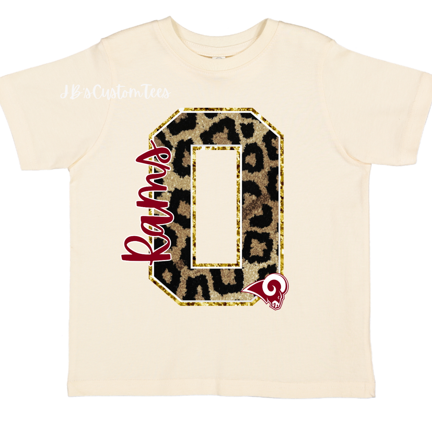 Owasso Rams Natural Toddler Tee - Rabbit Skins