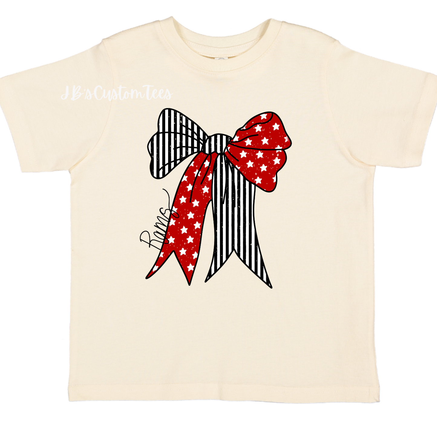 Owasso Rams Natural Toddler Tee - Rabbit Skins