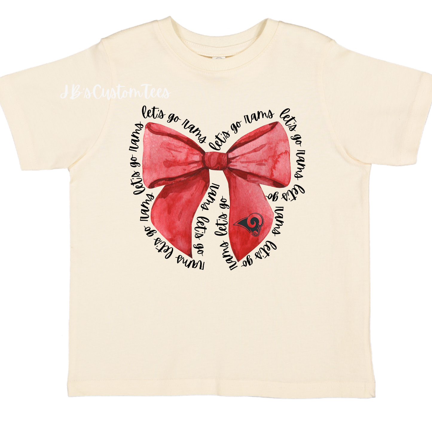 Owasso Rams Natural Toddler Tee - Rabbit Skins