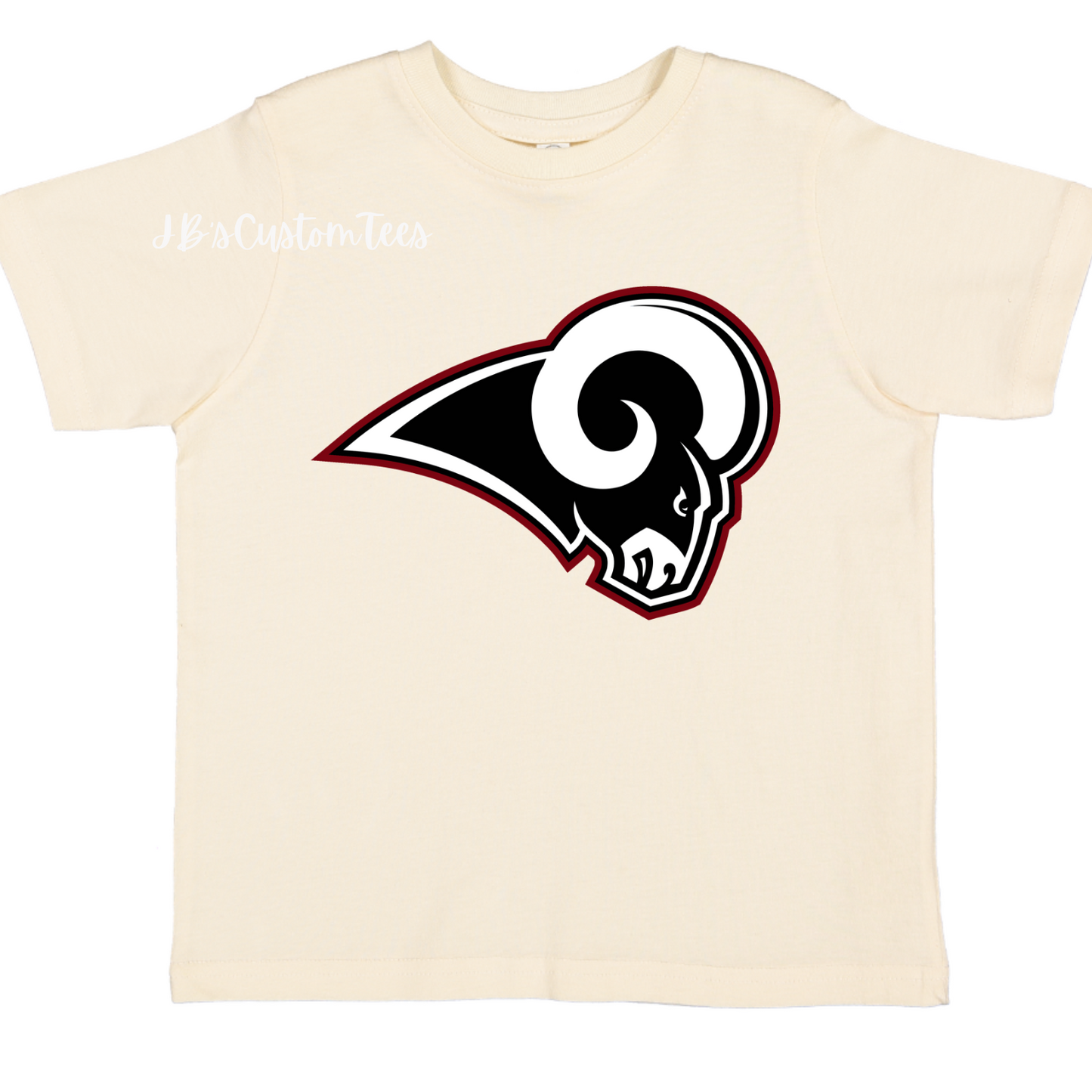 Owasso Rams Natural Toddler Tee - Rabbit Skins