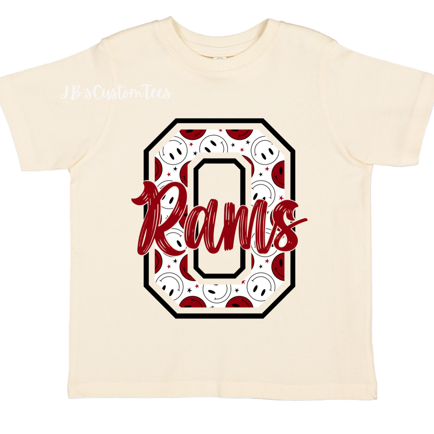 Owasso Rams Natural Toddler Tee - Rabbit Skins