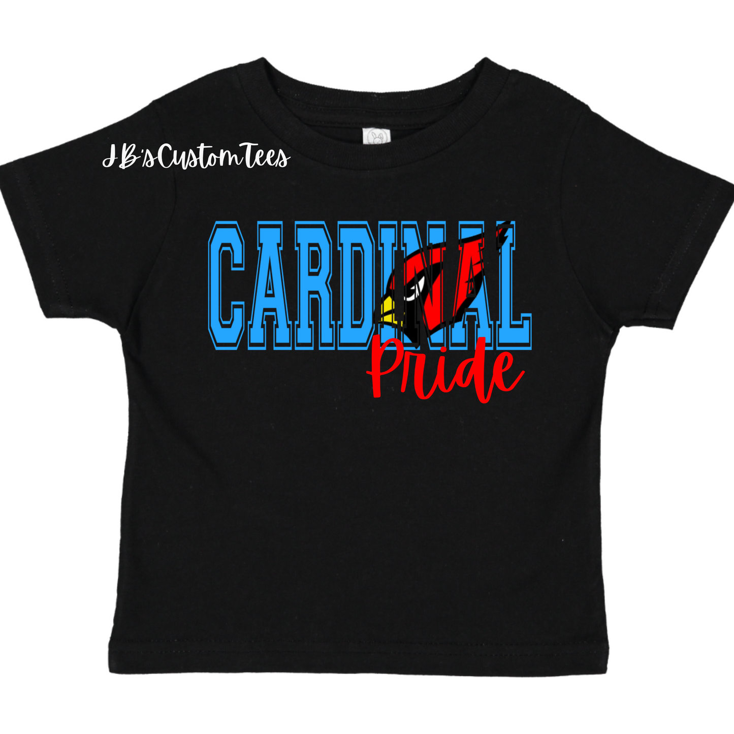 Collinsville Cardinals Black Toddler Tee - Rabbit Skins