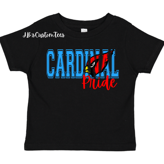 Collinsville Cardinals Black Toddler Tee - Rabbit Skins