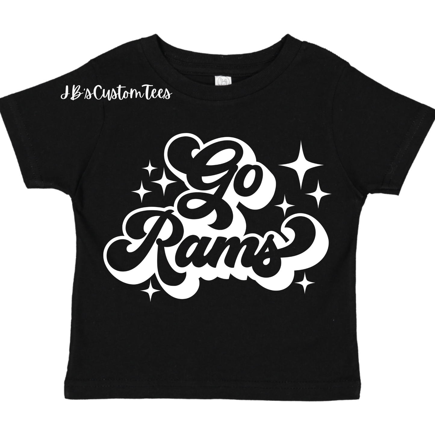 Owasso Rams Black Toddler Tee - Rabbit Skins