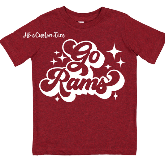 Owasso Rams Cardinal Toddler Tee - Rabbit Skins