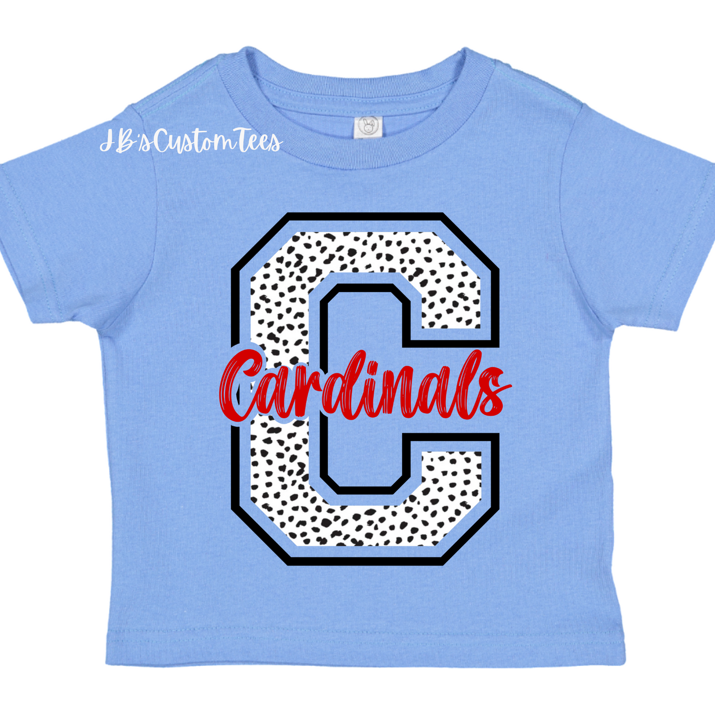 Collinsville Cardinals Carolina Blue Toddler Tee - Rabbit Skins