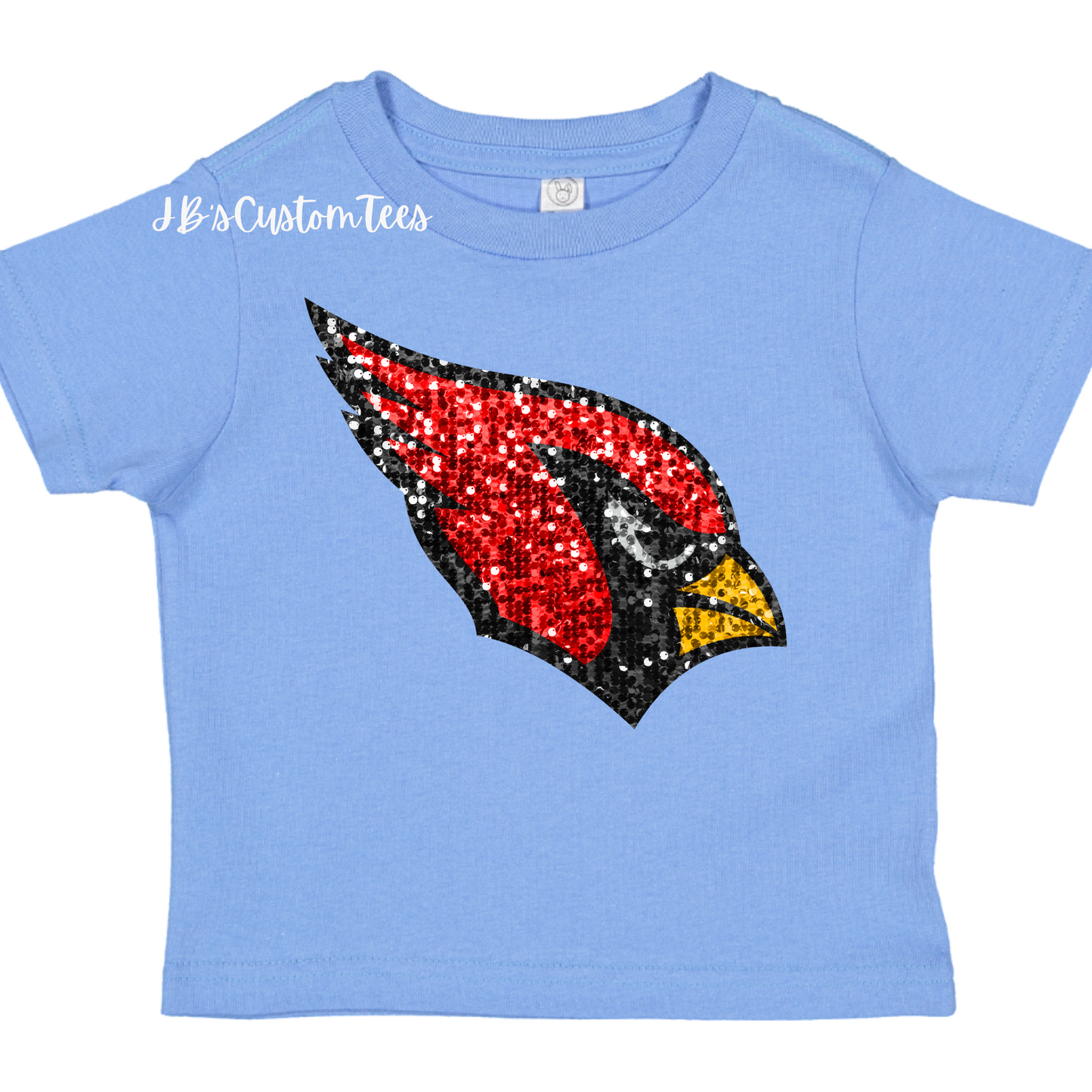 Collinsville Cardinals Carolina Blue Toddler Tee - Rabbit Skins