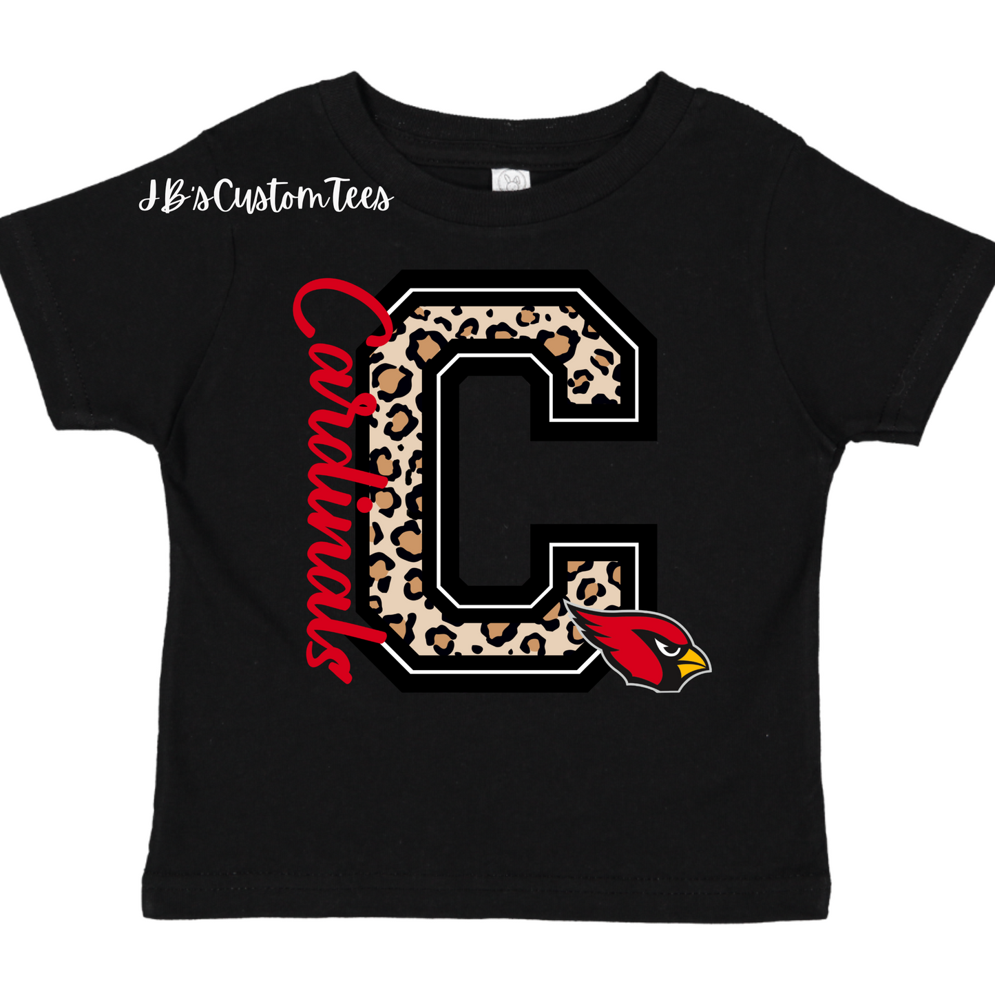 Collinsville Cardinals Black Toddler Tee - Rabbit Skins