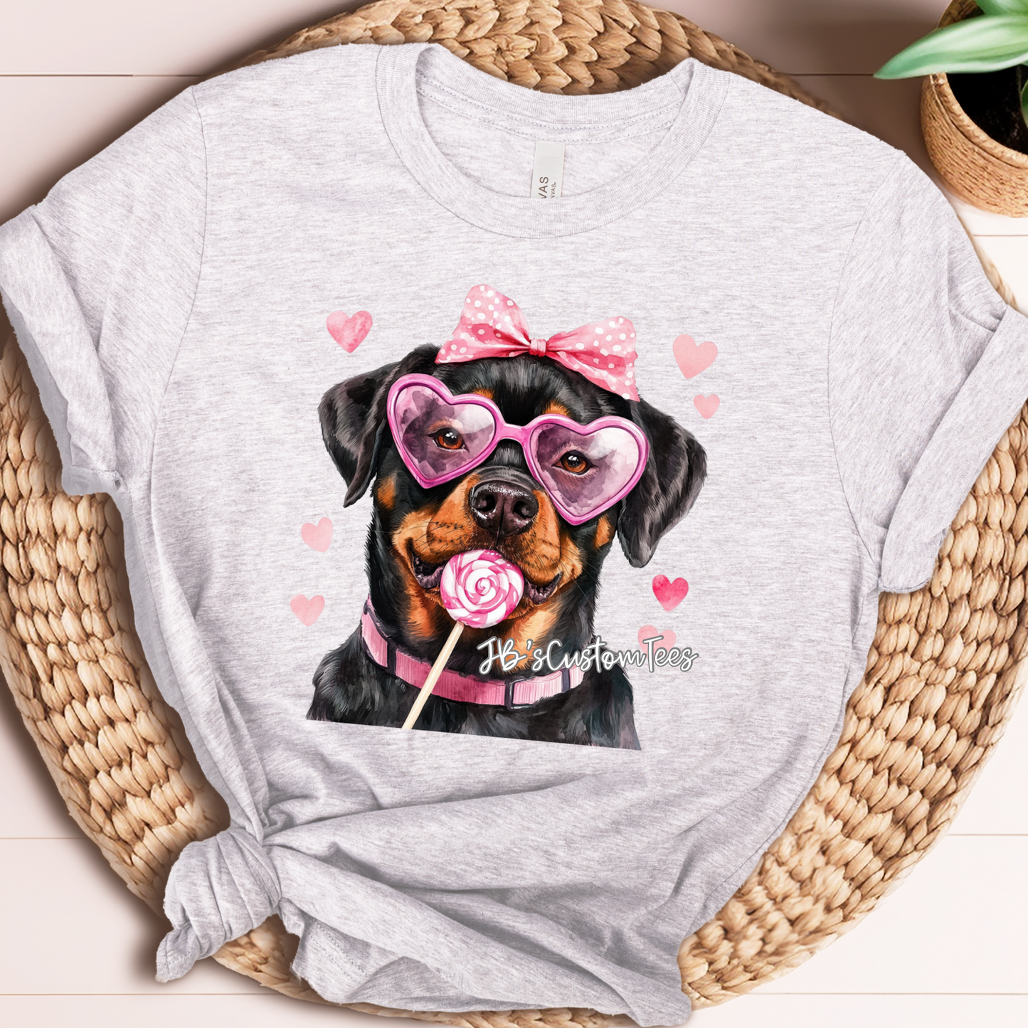 Valentine Rottweiler Bella Tee