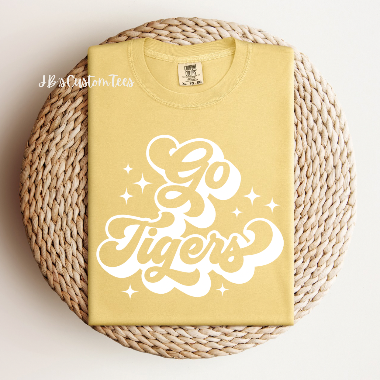 Go Tigers Comfort Colors Tee