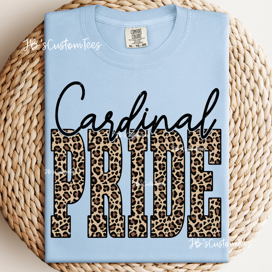 Cardinal Pride Light Blue Bella Canvas Tee