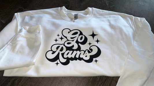 Retro Go Rams T-Shirt & Crewneck