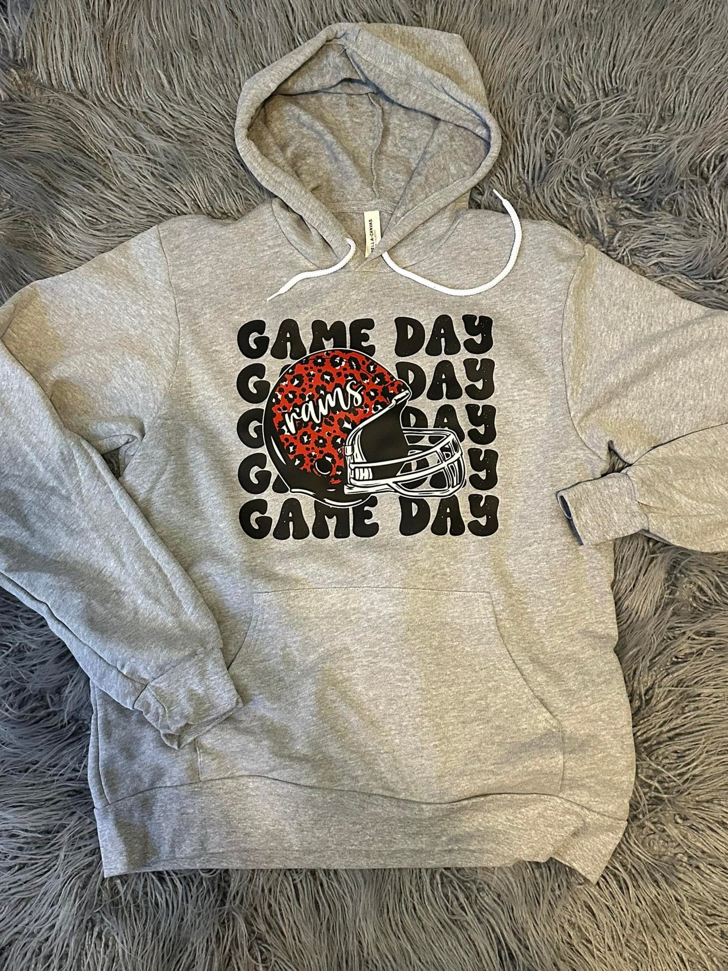 Rams Game Day Bella Canvas Hoodie