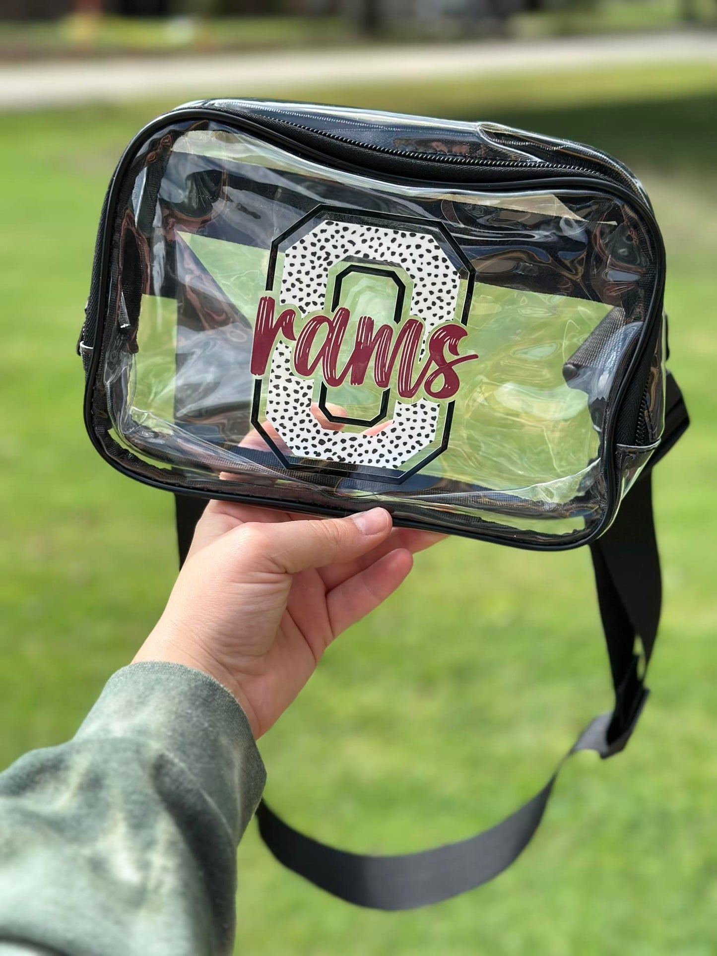 Clear Belt Bag Owasso Rams