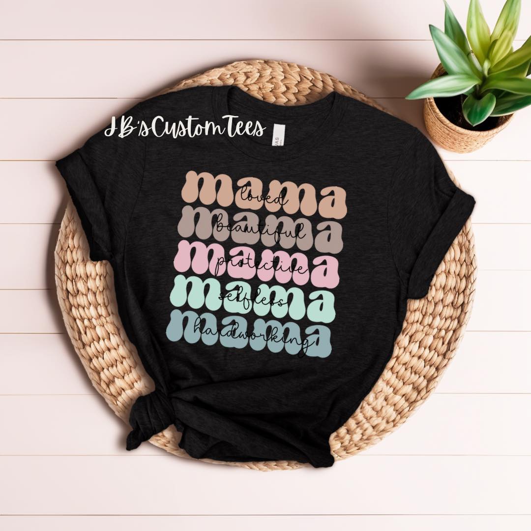 Loved Mama Bella Canvas Tee