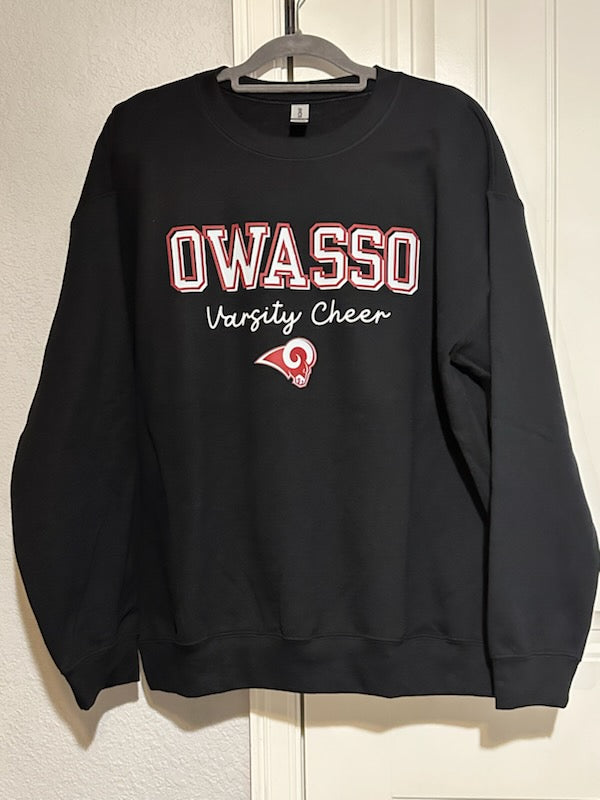 Owasso Varsity Cheer Crewneck